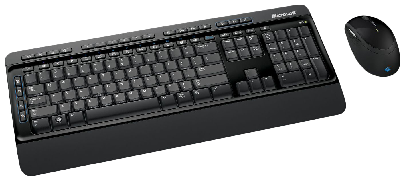 Комплект клавиатура и мышь Microsoft Wireless Desktop 3050 USB (PP3-00018)
