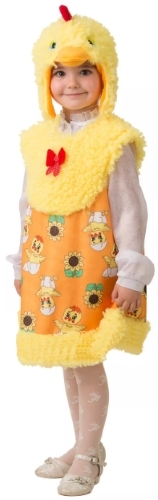 фото Карнавальный костюм jeanees цыпленок, цв. желтый р.104