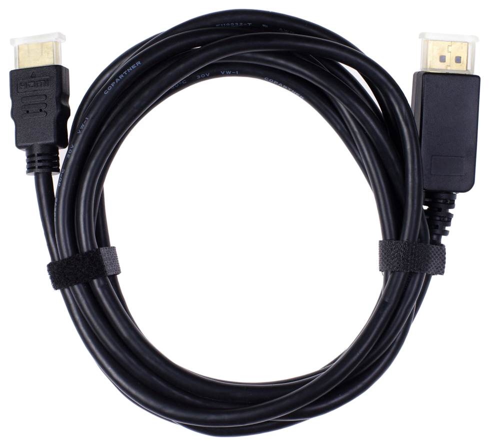 фото Кабель vention displayport-hdmi, m-m 0,25м black (vaa-t 02-b025)