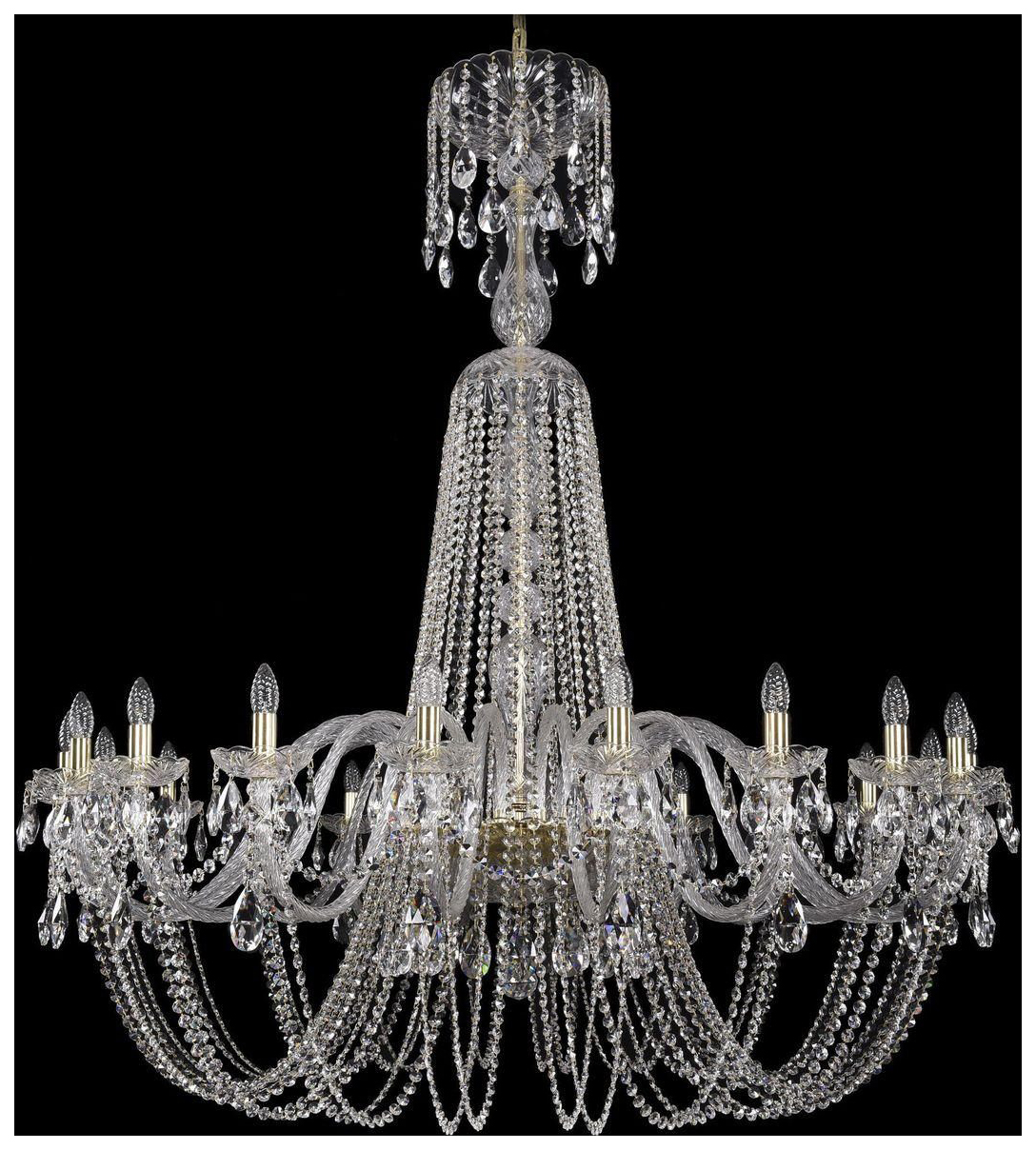 

Люстра подвесная Bohemia Ivele Crystal 1402/20/530/XL-164/G, 1402/20/530/XL-164/G