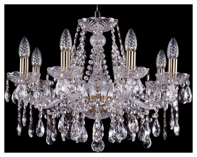 

Люстра подвесная Bohemia Ivele Crystal 1413/8/200/Pa, 1413/8/200/Pa