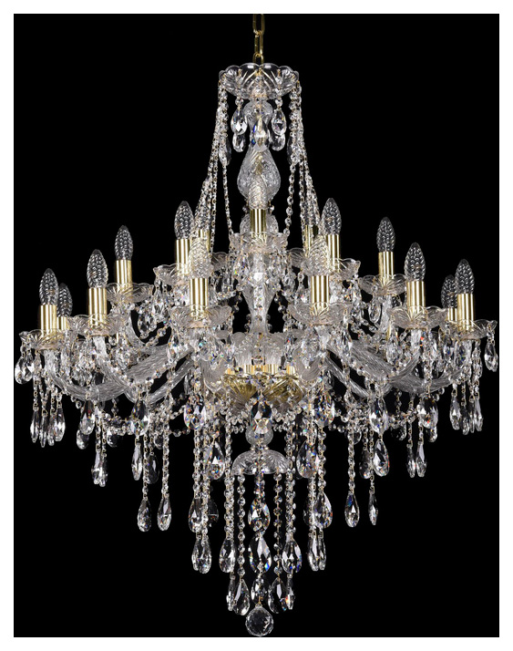 

Люстра подвесная Bohemia Ivele Crystal 1415/12+6+3/300/G, 1415/12+6+3/300/G