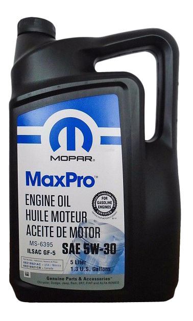 Моторное масло Mopar MaxPro AC 5W30 5л