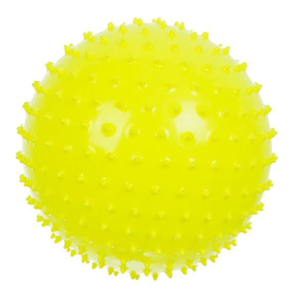 Мячик детский Альпина Пласт Ёжик 180 мм желтый