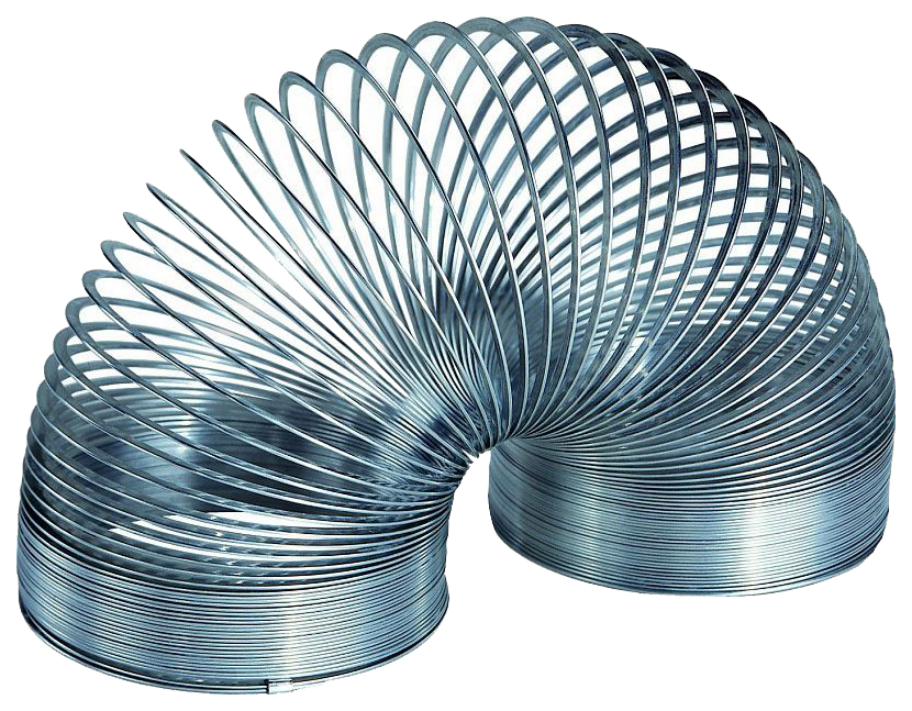 

Шагающая пружинка Slinky металлическая СЛ105BL