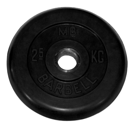 

Диск для штанги MB Barbell MB-PltB 2,5 кг, 26 мм, MB-PltB