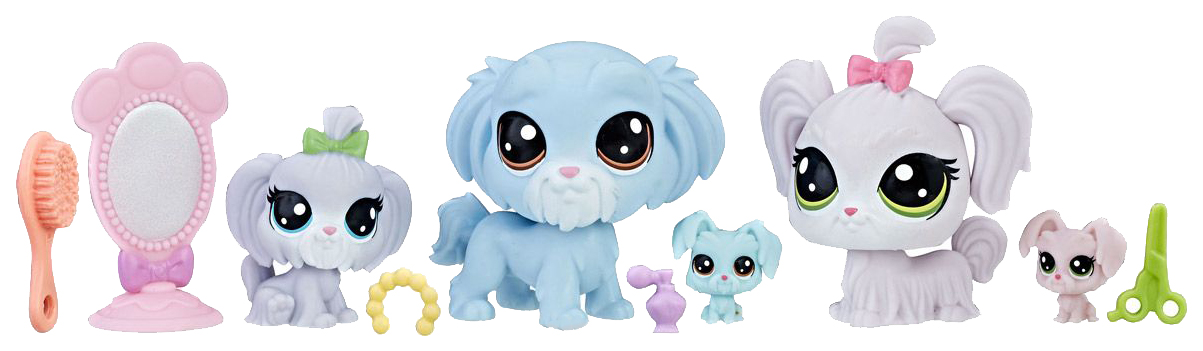 фото Игровой набор littlest pet shop hasbro семья петов b9346