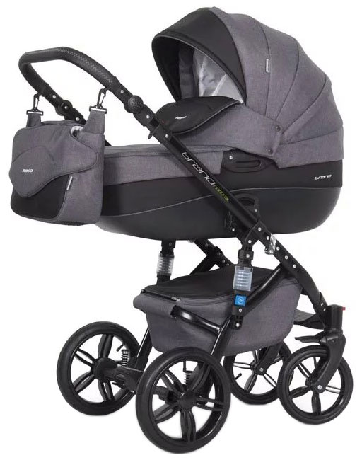 

Коляска 3 в 1 Riko Brano Natural 07 Carbon, Bruno Natural