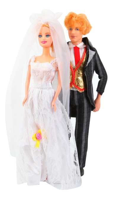 

Набор кукол Жених и невеста 32 см Shenzhen Toys Д41862, Набор кукол жених и невеста 32 см Д41862