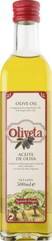 фото Масло oliveta aceite de oliva оливковое рафинированное 500 мл