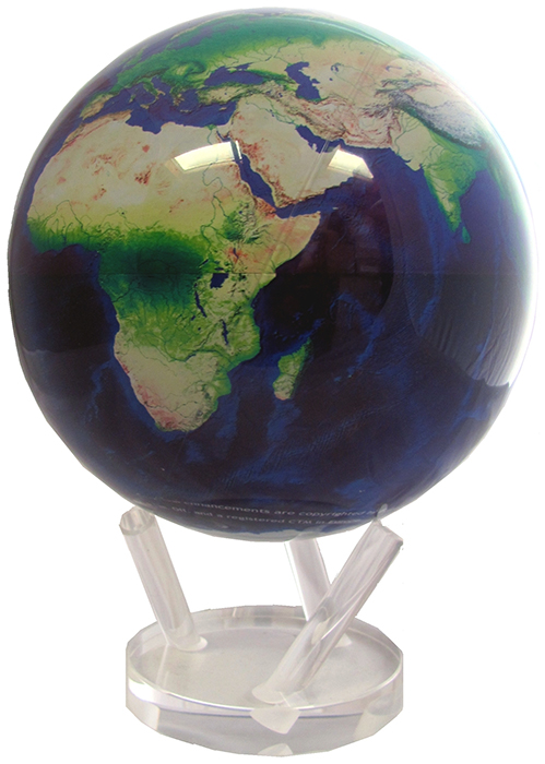 

MOVA GLOBE d22 см вид из космоса, цвет голубой