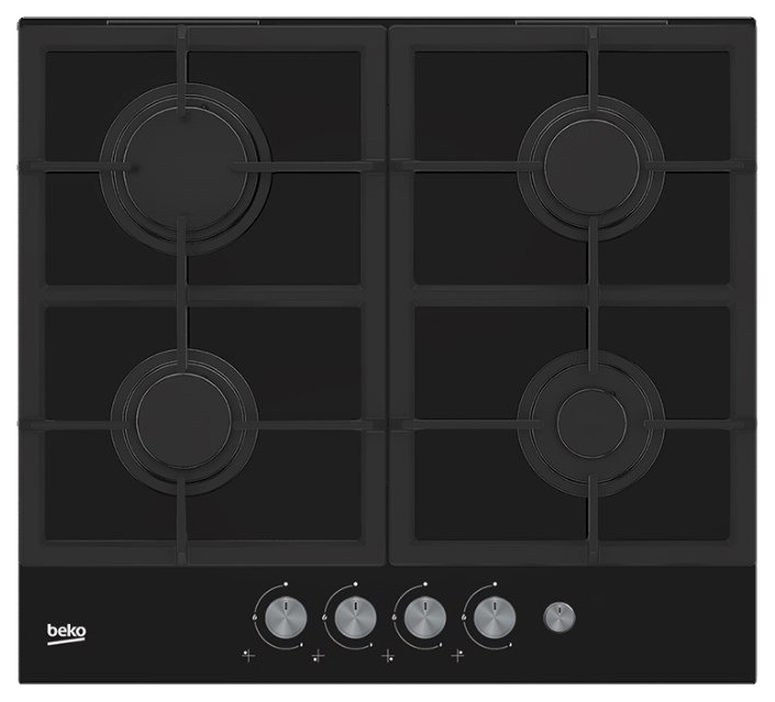 фото Встраиваемая варочная панель газовая beko hilg 64235 s black