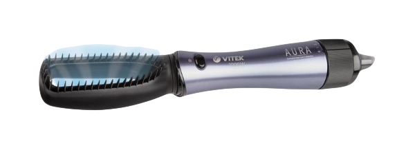 Фен-щетка VITEK VT-8238 1000 Вт фиолетовый, черный