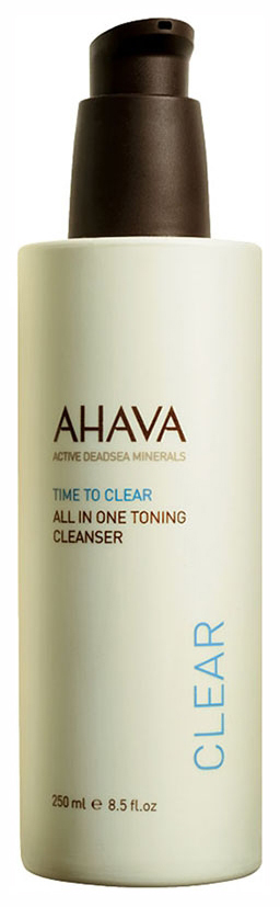 Лосьон для лица Ahava Time To Clear All In 1 Cleanser 250 мл spa treatment лосьон для интенсивного увлажнения spabso water clear lotion 100 0