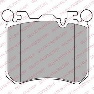 

Тормозные колодки дисковые Delphi LP2287