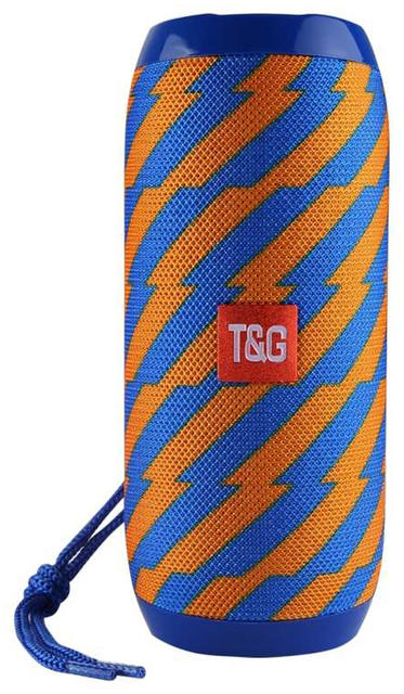 Портативная колонка NoBrand TG-117 Blue/Orange