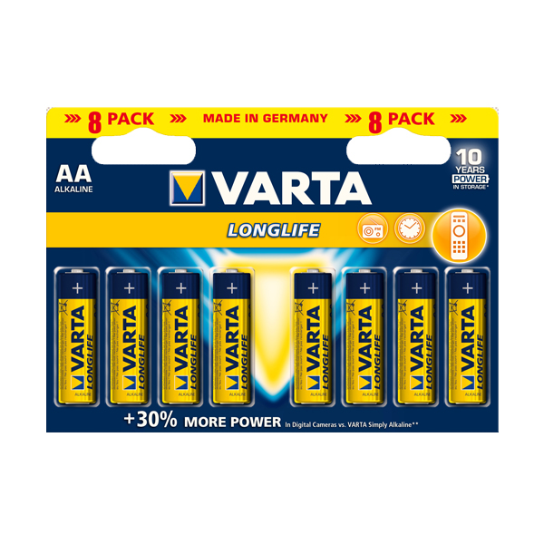 

Батарейка Varta LONGLIFE 8 шт