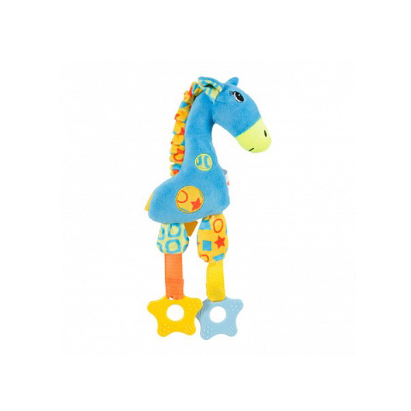 фото Мягкая игрушка для собак zolux жираф, голубой, 30x10 см