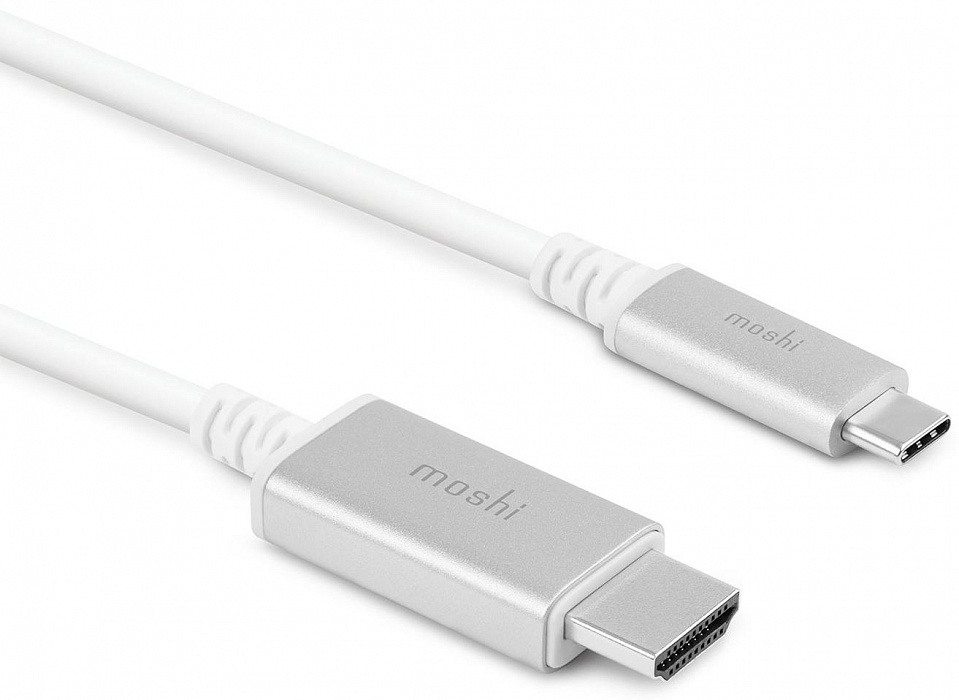 фото Кабель moshi usb-c to hdmi 2m 99mo084103 white