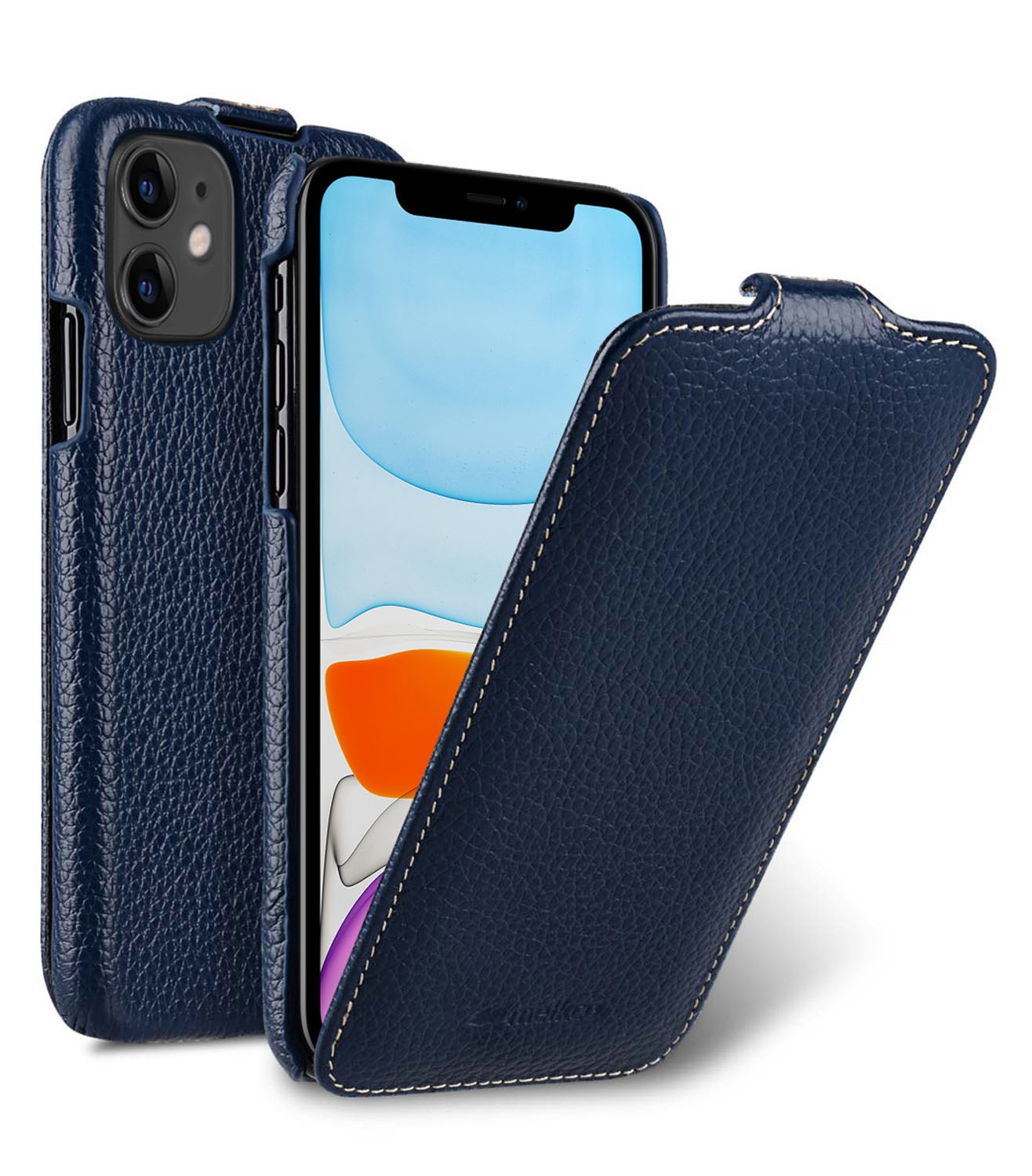 фото Чехол melkco jacka type для apple iphone 11 blue