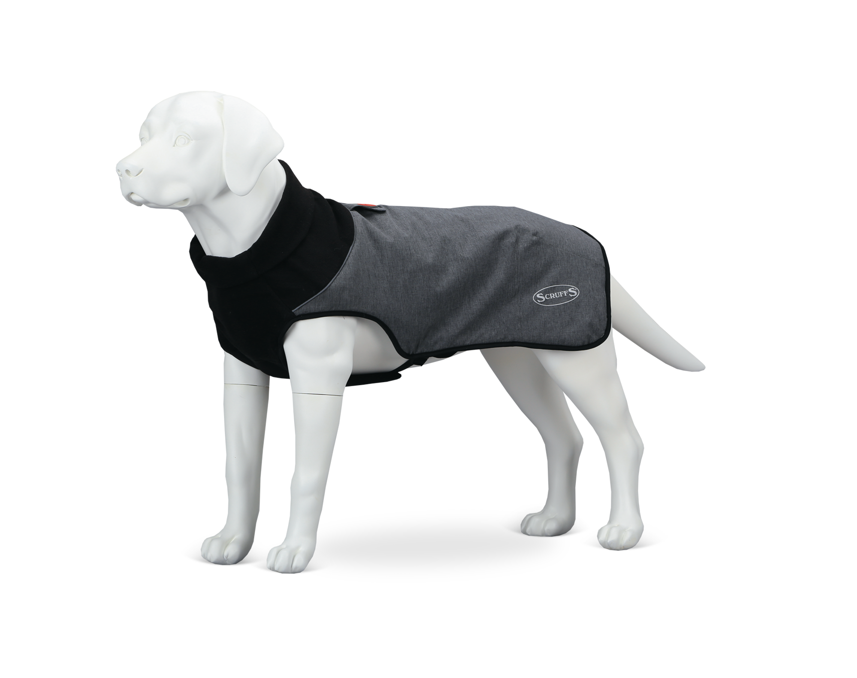 фото Попона для собак scruffs thermal, согревающая, унисекс, серая, длина спины 55 см