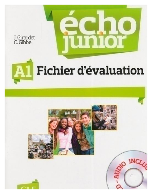 фото Книга cle international "echo junior: fichier d'evaluation (+ audio cd)"