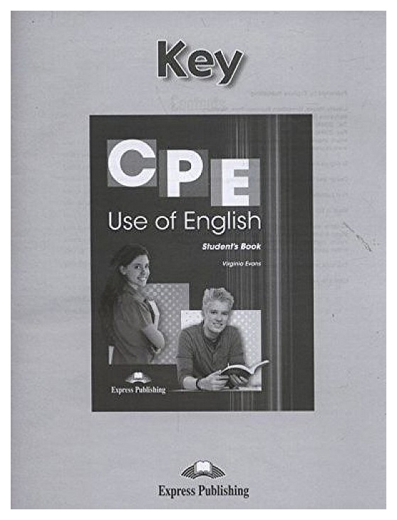 

Express Publishing Evans Virginia CPE Use of English 1. Answer Key