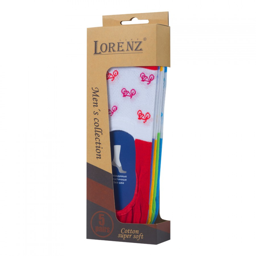 

Подследники мужские LorenzLine 119 разноцветные 40-43