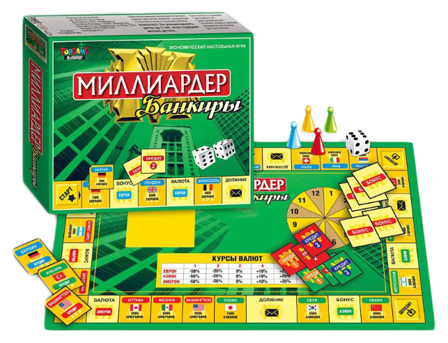 фото Настольная игра "миллиардер. банкиры" topgame