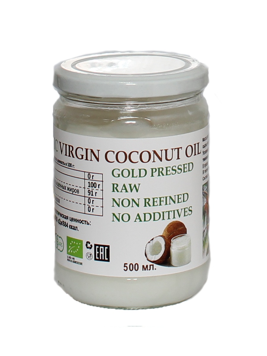 фото Кокосовое масло organica united group organic virgin coconut oil 500 мл