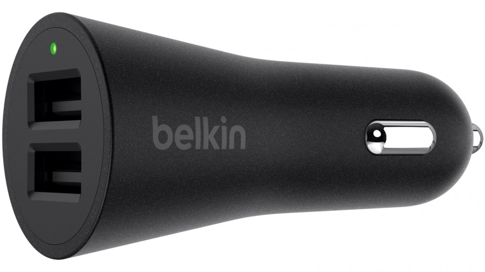 фото Автомобильное зарядное устройство belkin boostup 2-port car charger f8m930btblk (black)