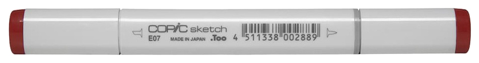 

Маркер Copic Sketch E07 коричнево-красный светлый коричневый; красный