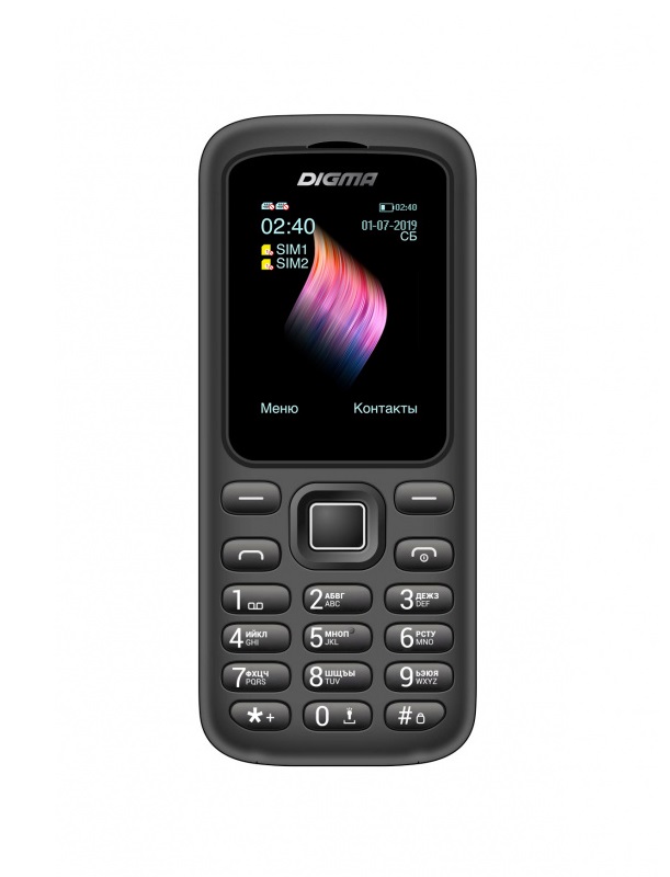 фото Мобильный телефон digma linx a171 black