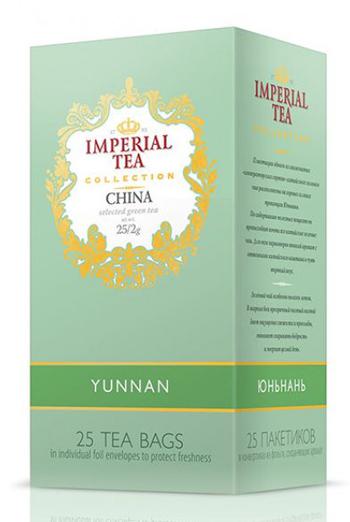 

Чай зеленый китайский Imperial tea collection China Yunnan 25 пакетиков