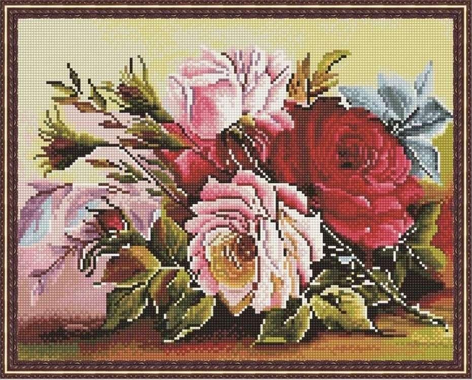 

Алмазная вышивка Molly Красота цветов, 40x50 см, Красота цветов