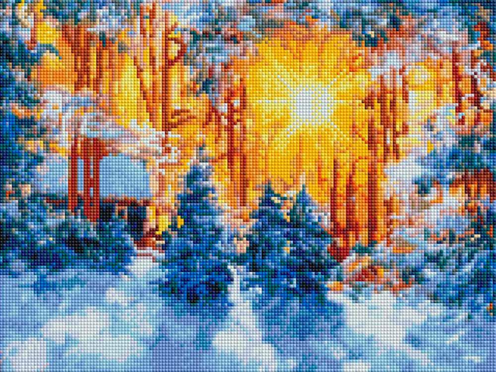 

Алмазная вышивка Белоснежка Февраль, 30x40 см, Февраль