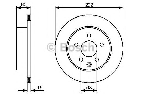 фото Тормозной диск bosch 0986479453