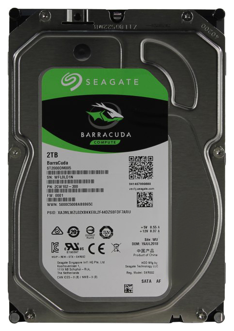 фото Внутренний жесткий диск seagate barracuda 2tb (st2000dm005)