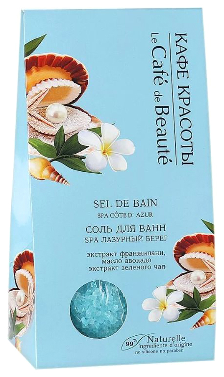 

Соль для ванн Кафе красоты SPA Лазурный берег 400 г