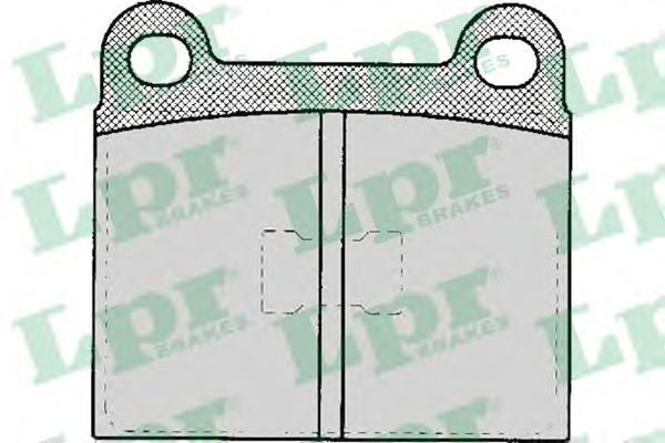 

Тормозные колодки Lpr 05P135