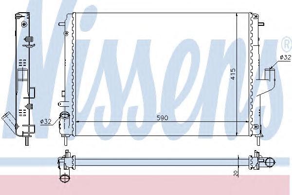 

Радиатор Nissens 637613