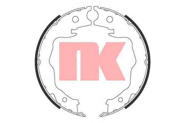

Тормозные колодки Nk 2722777