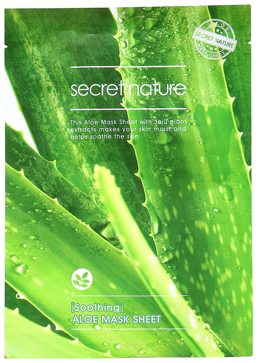 фото Маска для лица secret nature soothing aloe 25 мл