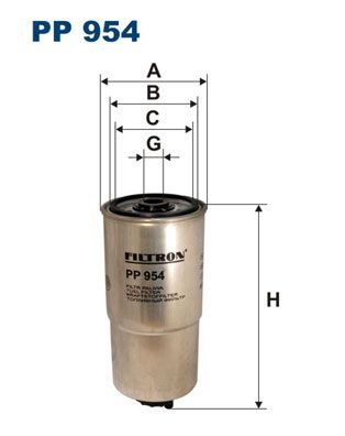 фото Фильтр топливный filtron pp954