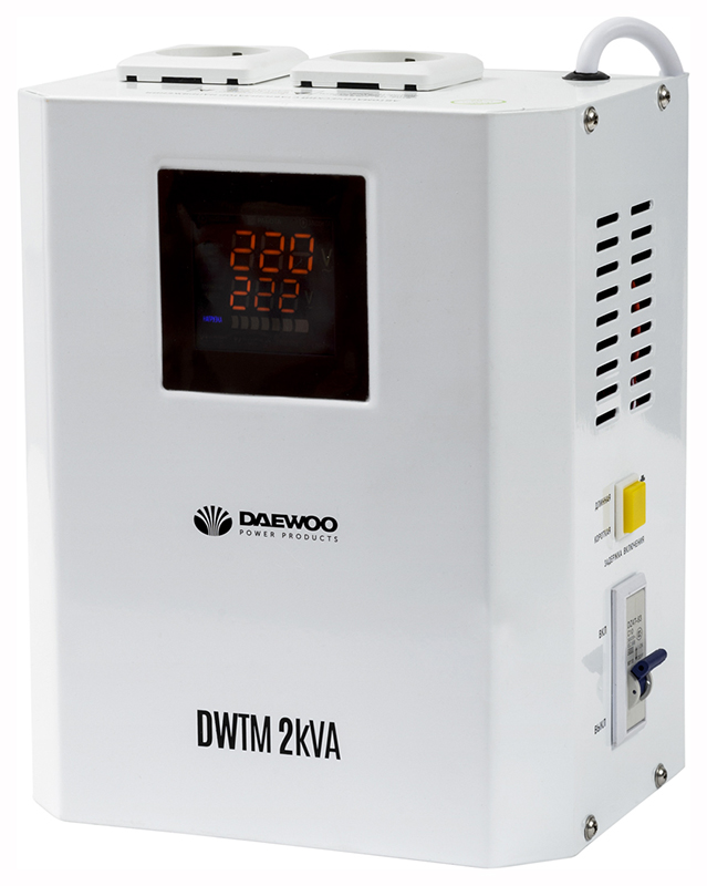 Однофазный стабилизатор Daewoo Power Products DW-TM 2kVA