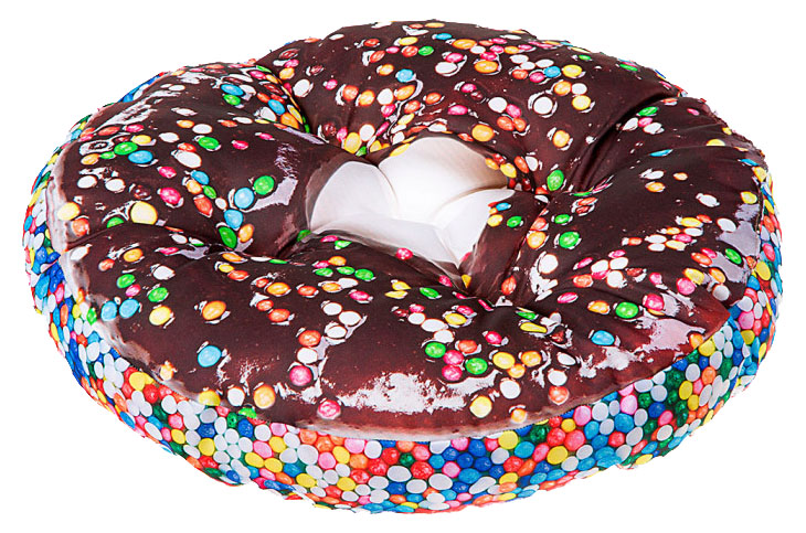 

Лежанка для животных Ferplast Choco Donut для собак и кошек 55 х 11 см коричневый