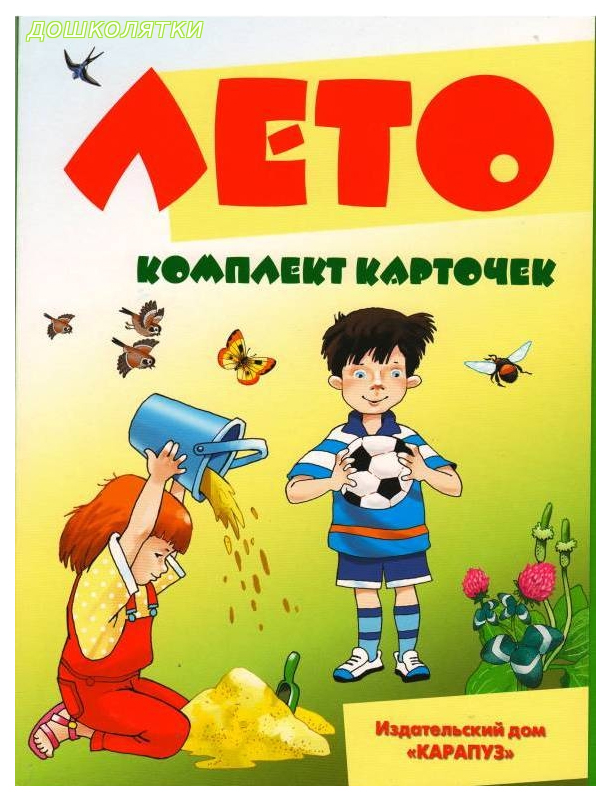 

Комплект карточек Ид карапуз Беседы С Ребенком лето