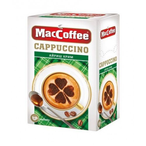 фото Кофейный напиток растворимый maccoffee капучино айриш крим 3в1 12,5 г х 10 шт.