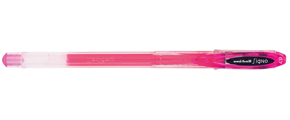 Ручка гелевая UNI Mitsubishi Pencil Um-120 07, розовая, 0,7 мм, 1 шт.