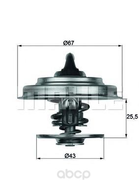 фото Термостат mahle tx1871 mahle/knecht